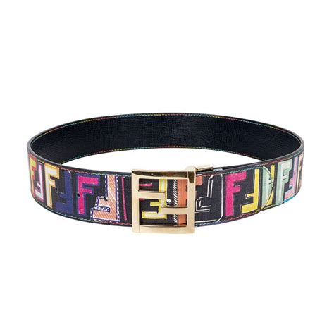 fendi multicolor fabric belt|colorful Fendi belt price.